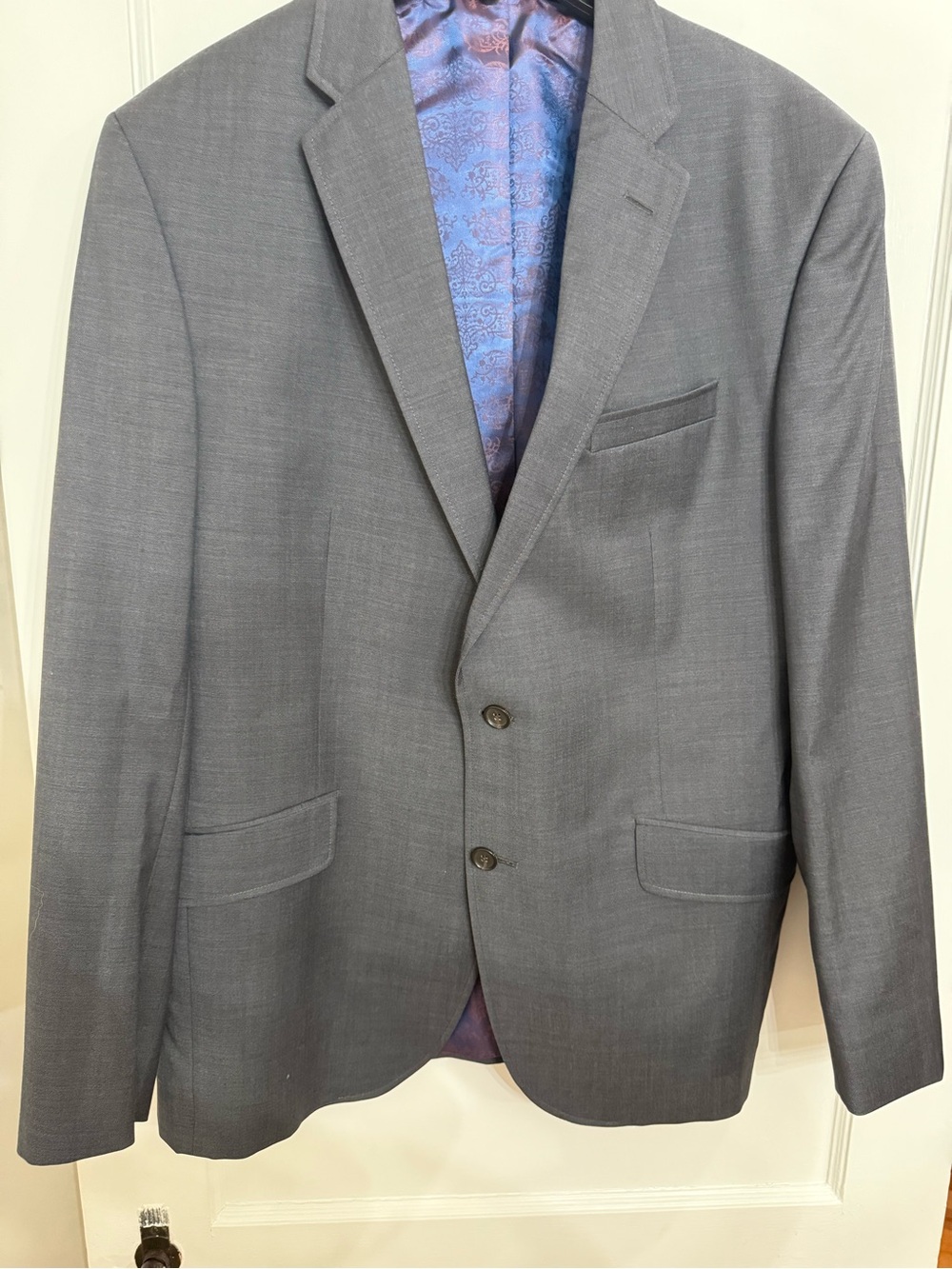 Ted Baker Endurance grey single-breasted suit jacket